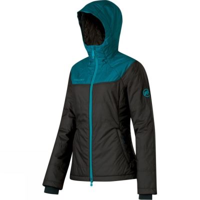 Chaquetas Mammut Runje IS Hooded Mujer Turquesa / Negras - Chile OIW912067